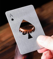Ace of Spades Poker Card Bottle Opener