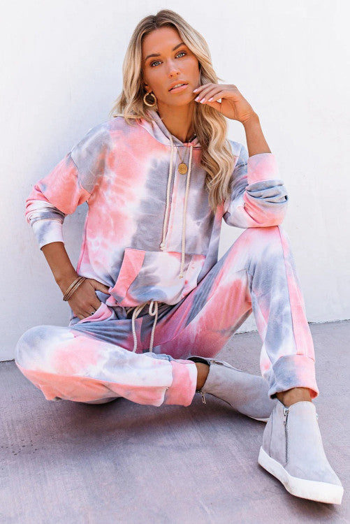 Swirls Of Gray Hoodie & Pants Set