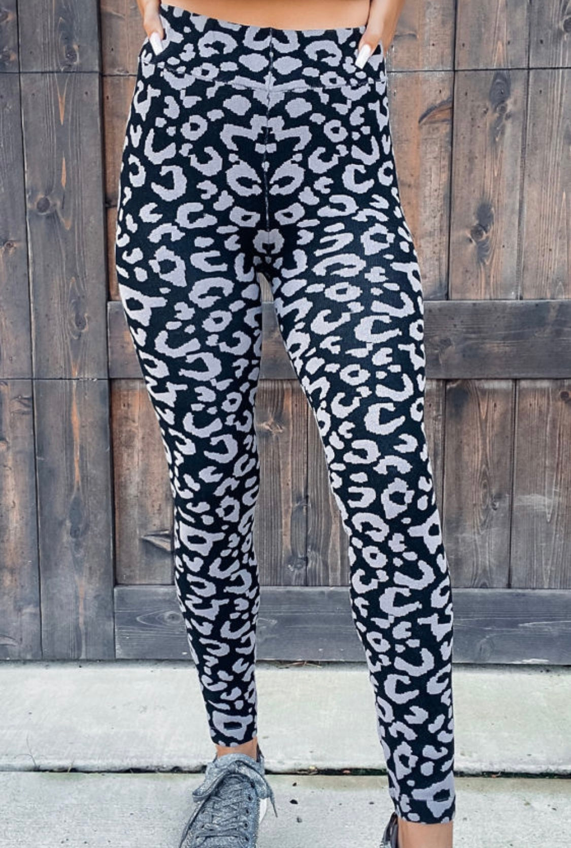 Leopard Yoga 2 Pc Set