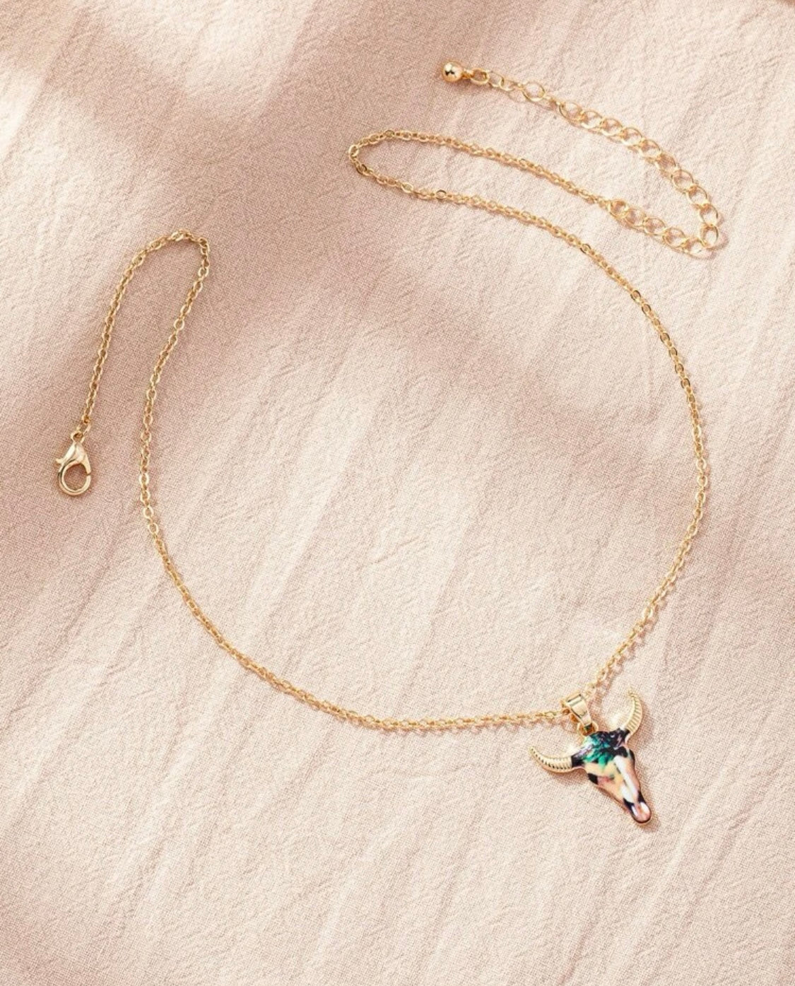 Bull Pendant Necklace