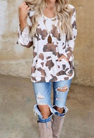 Holy Cow Print Top