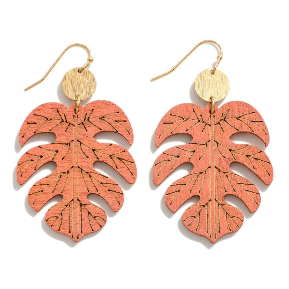 Palm Leaf Earrings