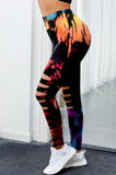 Tie Dye Burst Leggings