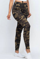 Camo French Terry Drawstring Pants