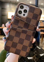 I-Phone Cases- Brown/Pink