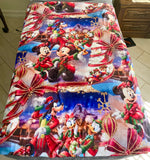 Minnie & Mickey Velveteen Plush Blanket