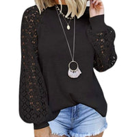 Lace Stitched Top