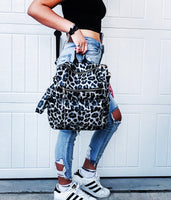 Multipurpose Leopard Backpacks