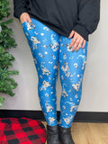 Snowman & Snomes Leggings with pockets