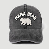 Chenille "MAMA BEAR" Baseball Cap