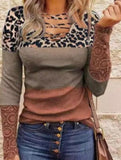 Leopard Loves Lacey Top