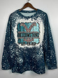 Bleached Yellowstone Top