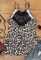 Crochet Laced Leopard Top