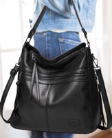 Black Luxury Faux Leather Handbag