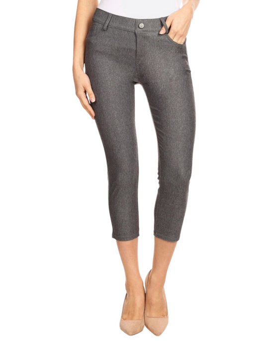 Women's Classic Skinny Capri Jeggings