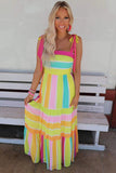 Pink Lemonade Striped Maxi Dress
