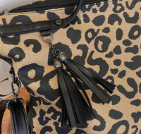 Studded Leopard Bag