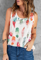 Shake Ya Tale Feathers Tank Top-2 Colors