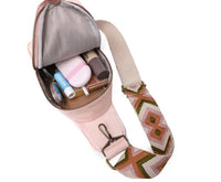 Crossbody Sling bags w/ embroidered guitar strap-Solids & Various Prints Available