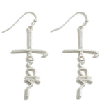 Faith Drop Dangle Earrings