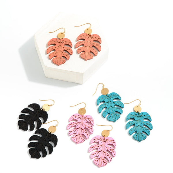 Palm Leaf Earrings