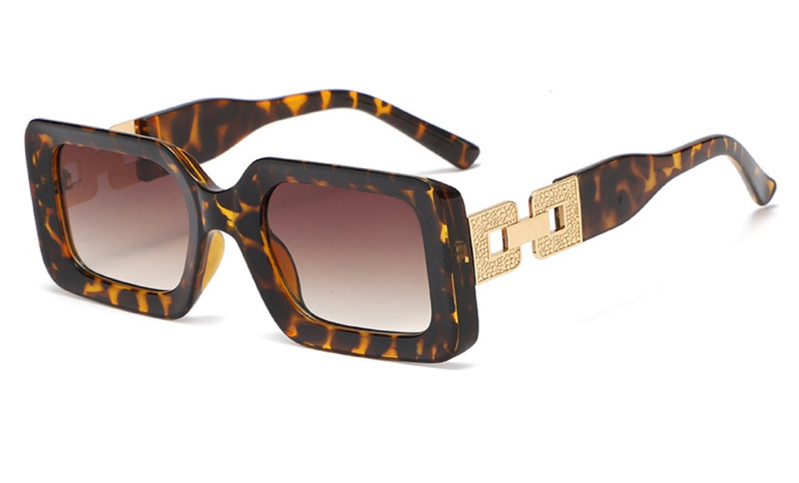 Small Square Framed Sunglasses-3 colors