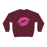 Hot Pink Lips Crewneck Sweatshirt