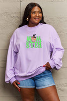 Drop Shoulder Graphic Sweatshirt