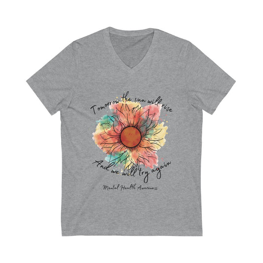 Mental Health Awareness V-Neck Tee