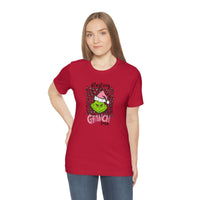 Pink Resting Grinchmas Bella Canvas Tee