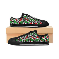 Leopard Grinch Women's Sneakers- (also available in high tops)