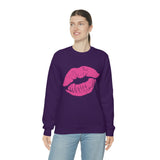 Hot Pink Lips Crewneck Sweatshirt