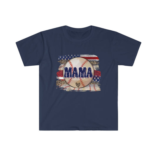 Baseball Mama Softstyle T-Shirt