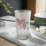 Love Frosted Pint Glass, 16oz