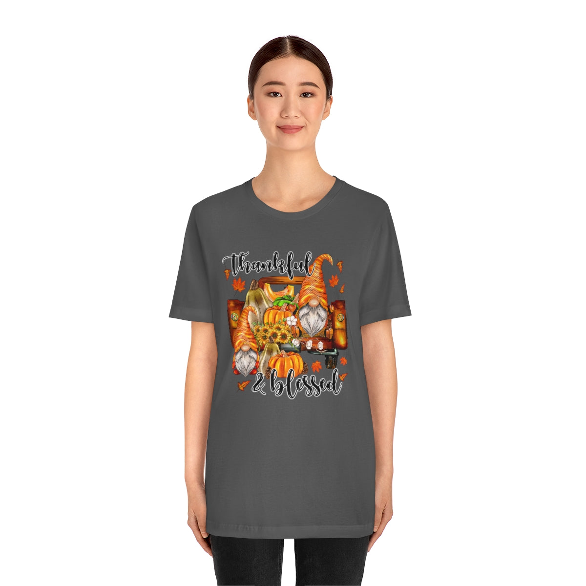 Thanksgiving Gnomes- Bella Canvas Unisex Jersey Short Sleeve Tee