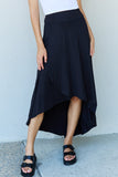 Ninexis First Choice High Waisted Flare Maxi Skirt in Black