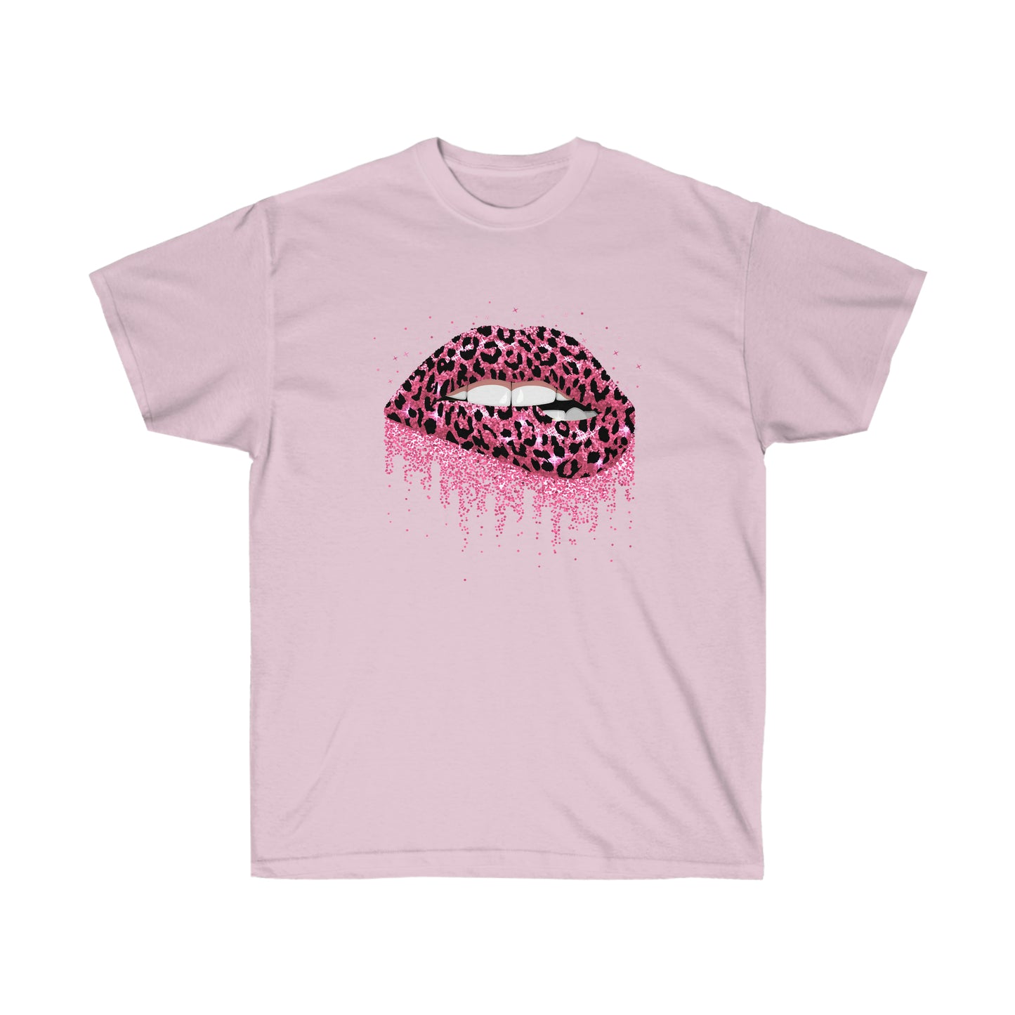 Pink Lip Drip Cotton Tee