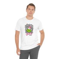 Pink Resting Grinchmas Bella Canvas Tee