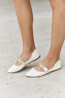 Forever Link Pointed Toe Studded Ballet Flats