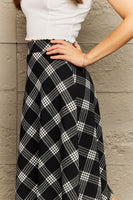 Ninexis Wide Waistband Knee Length Skirt