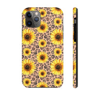 Leopard sunflower Case Mate Tough Phone Cases