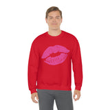 Hot Pink Lips Crewneck Sweatshirt