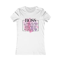 Boss-Women's Favorite Graphic Tee