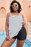 Polka Dot Layered Tankini Set