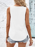 Eyelet Wide Strap Tank