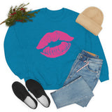 Hot Pink Lips Crewneck Sweatshirt