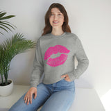 Hot Pink Lips Crewneck Sweatshirt