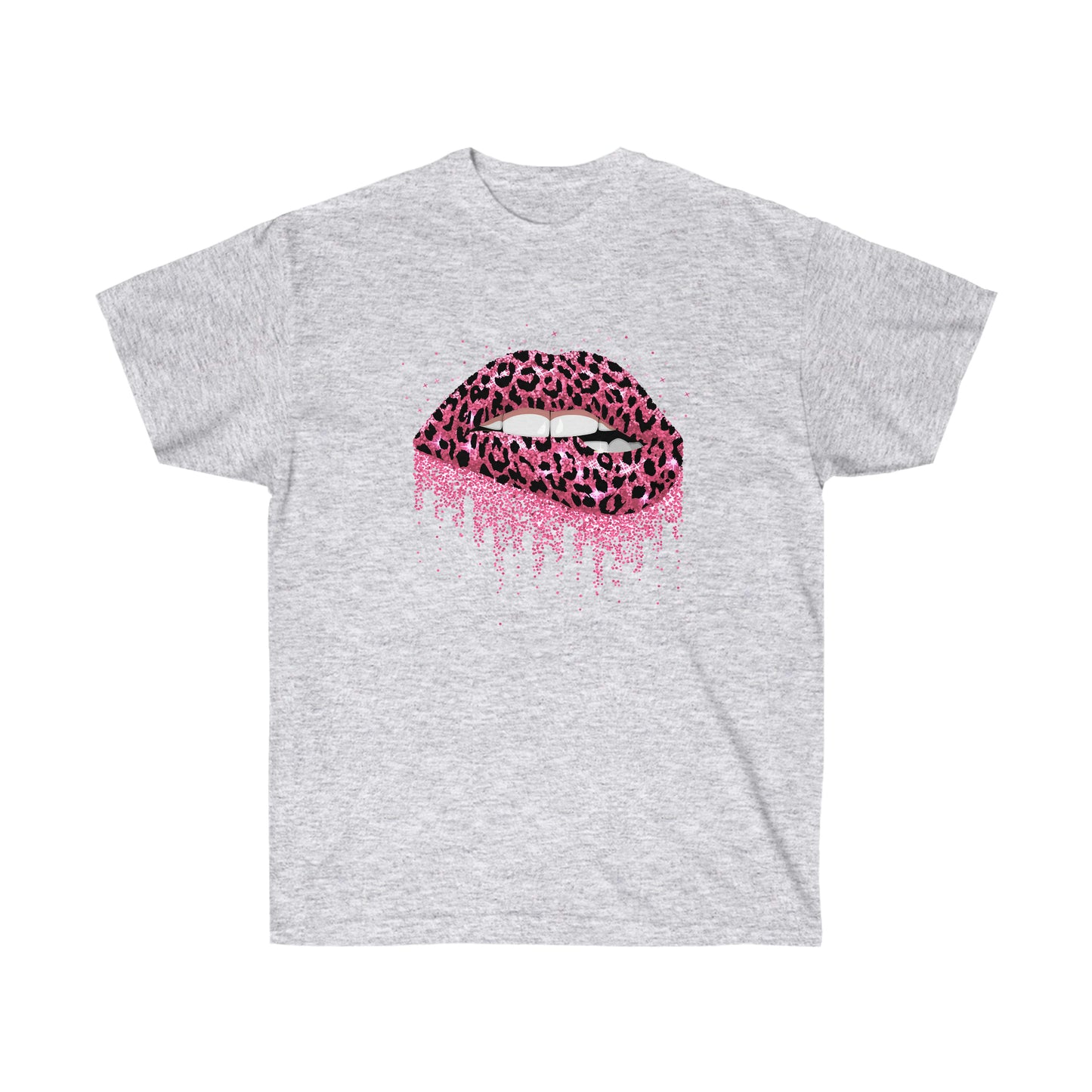 Pink Lip Drip Cotton Tee