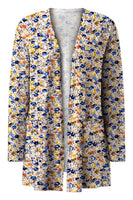 Printed Long Sleeve Cardigan