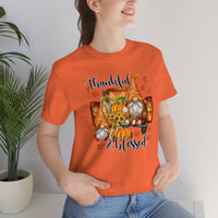 Thanksgiving Gnomes- Bella Canvas Unisex Jersey Short Sleeve Tee